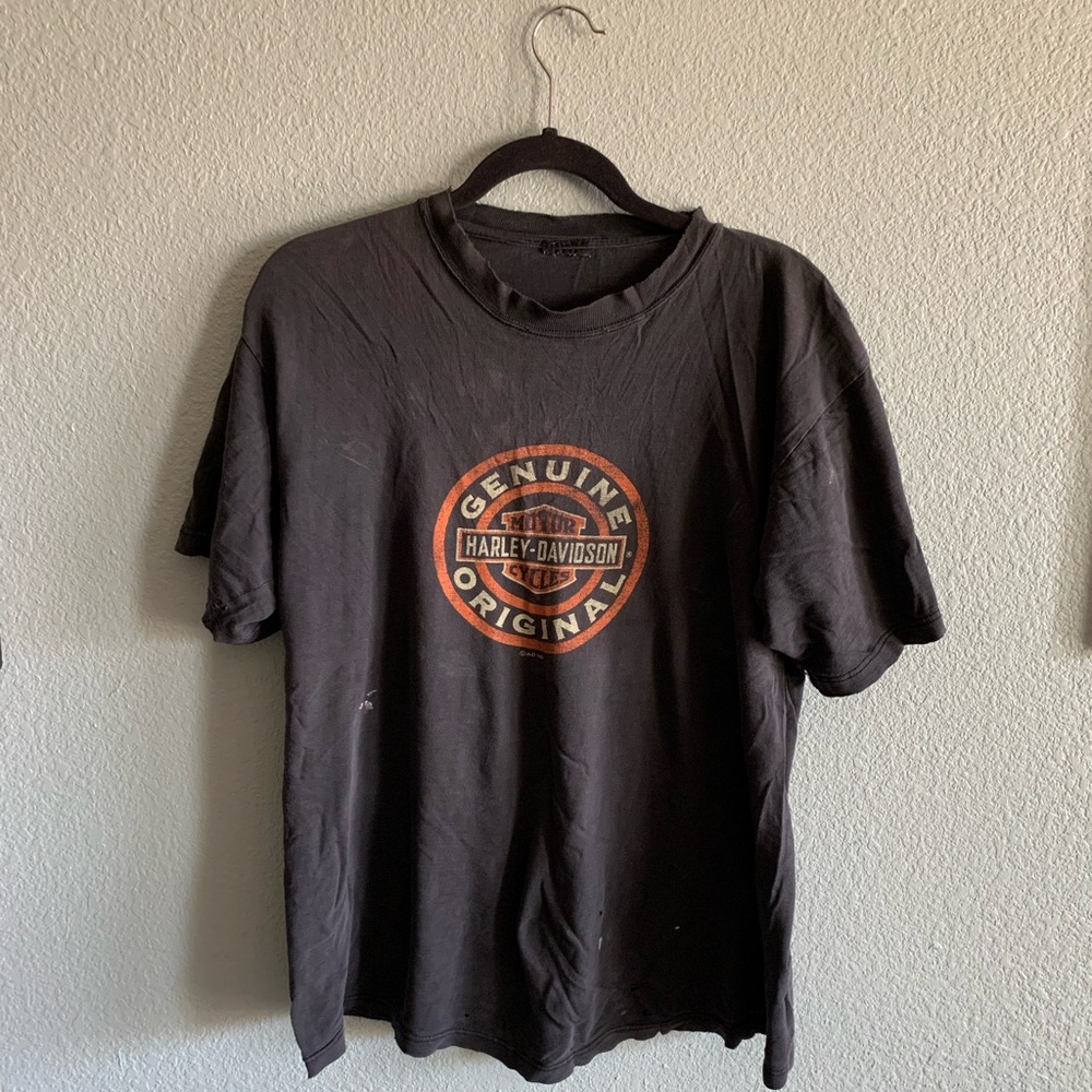 Vintage Harley-Davidson Black Short Sleeve Tee